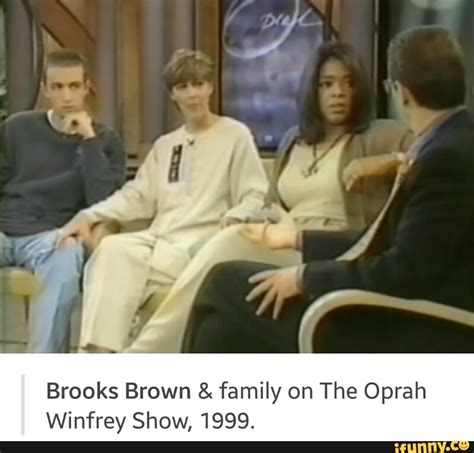 Brooks Brown & family on The Oprah Winfrey Show, 1999. - )