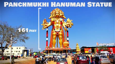 First 161 Feet Panchmukhi Hanuman Statue Tumkur Kunigal Karnataka