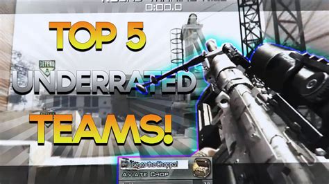 Obey Scarce Top 5 Underrated Teams Week 24 CRAZY TEAMS BO2 MW2