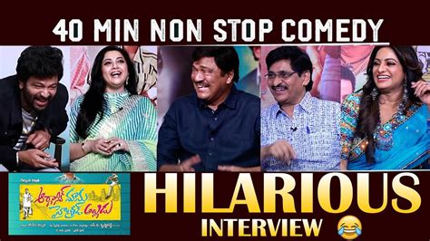 Organic Mama Hybrid Alludu Movie Team Hilarious Fun Interview Sohel