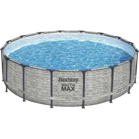 Kit Piscine Hors Sol Tubulaire Bestway Steel Pro Max X Cm