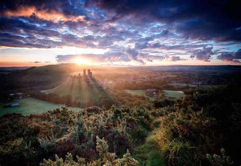 Corfe Castle Sunrise on Behance