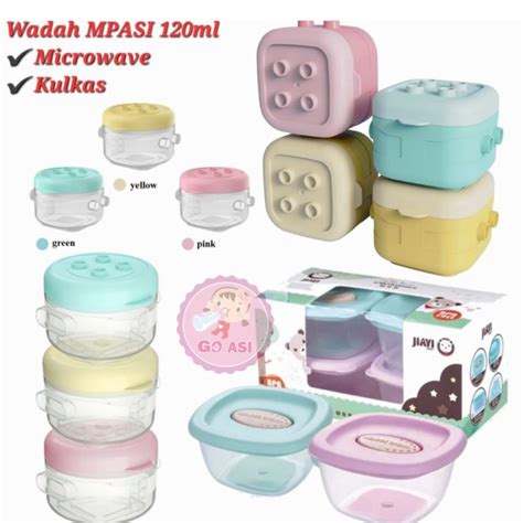 Jual Wadah Tempat Penyimpanan Makanan Mpasi Bayi Jiayi Baby Food Box