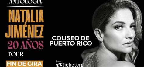 Natalia Jiménez Tickets Coliseo de Puerto Rico San Juan Puerto Rico