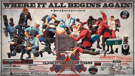 Team Fortress 2 Steam Game Poster Print T528 A4 A3 A2 A1 A0 Ebay