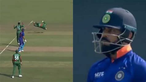 WATCH Stunned Virat Kohli Walks Off After Bangladesh Skipper Litton