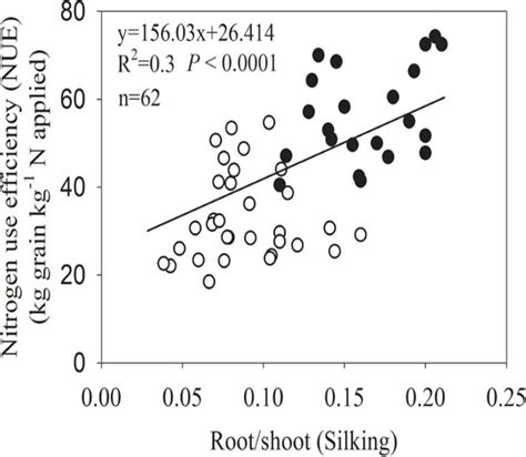 A Relative Root Depth Distribution Among Maize Ibm Rils Means ± Se