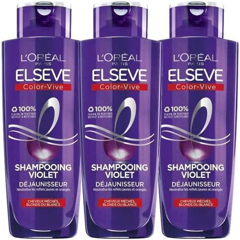 Lot De L Oreal Paris Elseve Color Vive Shampooing Violet