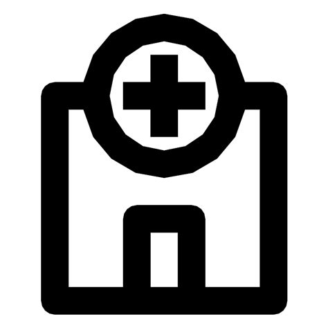 Hospital Building Vector SVG Icon SVG Repo