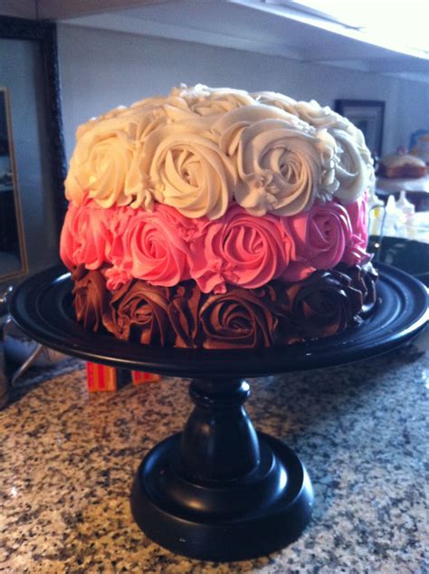 Neapolitan Rose Cake By Kelsey Elizabeth Cakes Rose Cake Cake Desserts