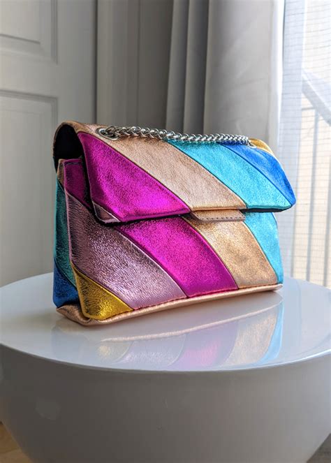 Sac arc en ciel Rio mini Sac en cuir multicolore Maia Zoé