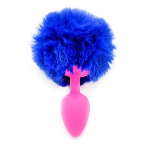 Plug Anal Pompon Conejita Consolador Estimulador Talle L Color