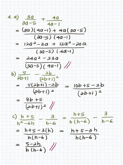 Algebraic Fraction Pdf