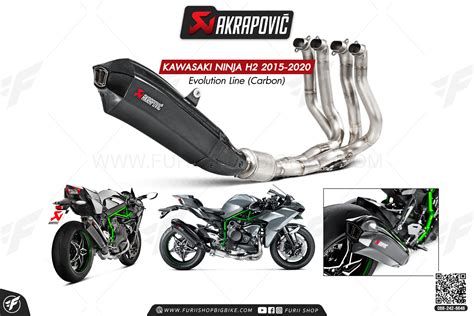 Akrapovic Evolution Exhaust System For Kawasaki H2 H2R 2015 2021 MPN S