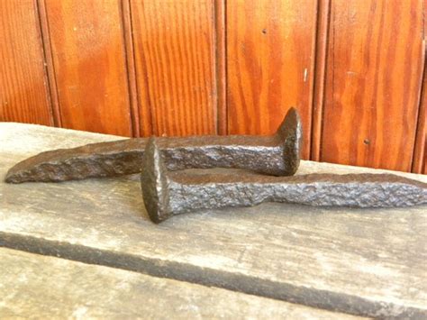 Antique Railroad Spikes From Pennsylvania Railroad Set Of