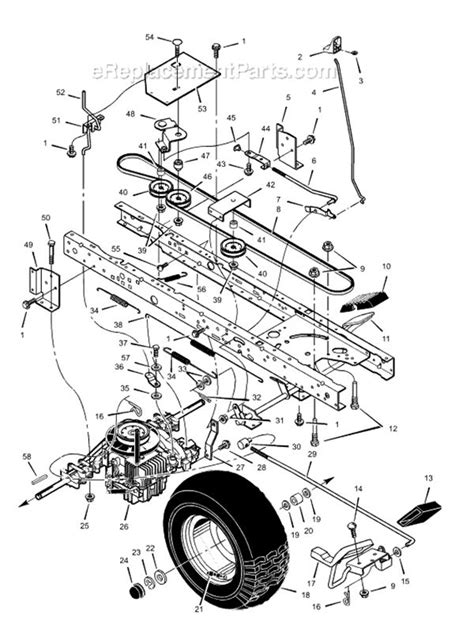 Murray 42 Drive Belt Diagram