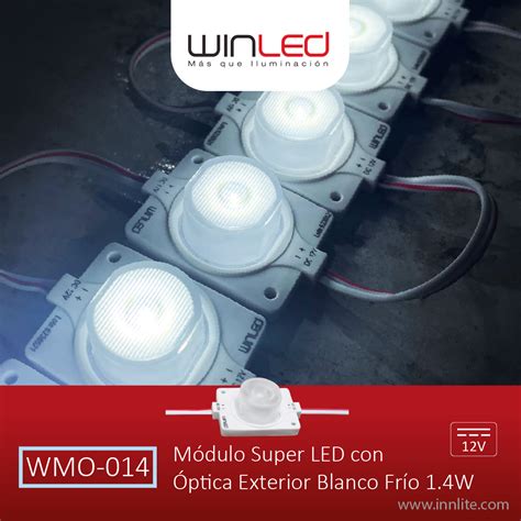 WMO 014 MÓDULO SUPER LED CON ÓPTICA EXTERIOR BLANCO FRÍO 1 4W