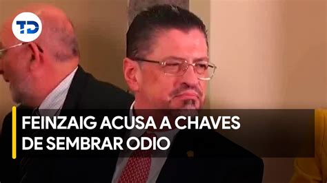 Feinzaig Responde A Las Acusaciones De Rodrigo Chaves Lo Acusa De