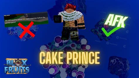 How To Spawn And Kill Cake Prince Super Fast Blox Fruits Youtube