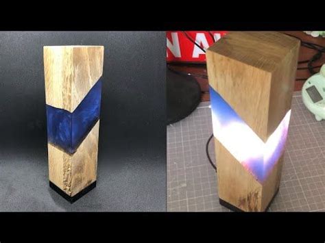 Resin Art Epoxy Resin Night Lamp With Wood Diy Resin Lamp