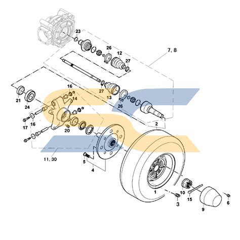 MSU 500 Rear Wheel