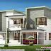 Sq Ft Modern Flat Roof Home Design Kerala Home Design And Floor