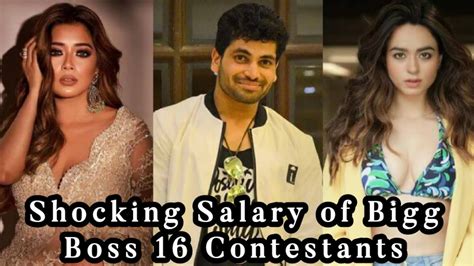 Shocking Salary Of Bigg Boss Contestants Bigg Boss Season Sumbul