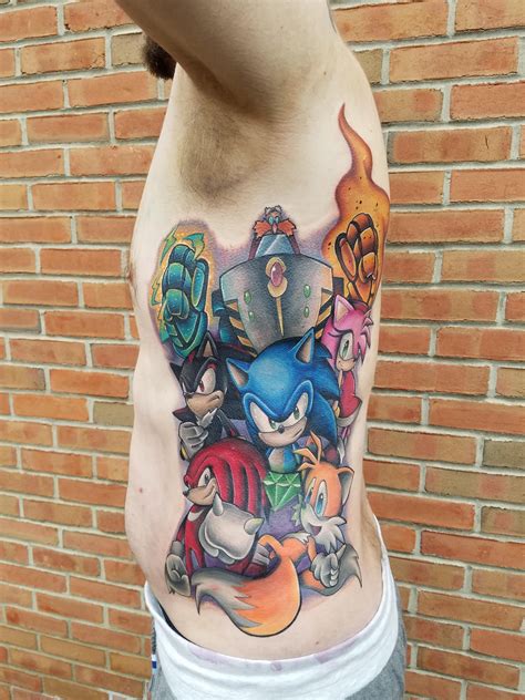 Sonic The Hedgehog By Jared At Origins Tattoo In Flint MI R Tattoos