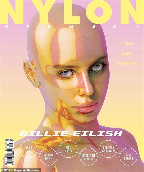 Billie Eilish Slams Nylon Germany Over Edited Topless Photo Daily Mail Online