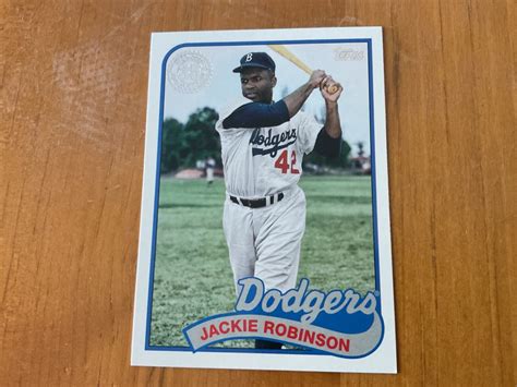 2024 Topps Series 1 1989 INSERT 89B 54 Jackie Robinson Brooklyn Dodgers