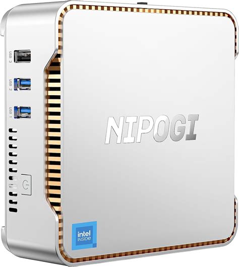 NiPoGi GK3 Plus Mini PC Intel Alder Lake N97 Beat N100 N95 Fino A 3