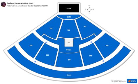 Fiddler's Green Amphitheatre Seating Chart - RateYourSeats.com