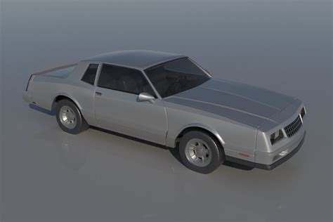 Chevrolet Monte Carlo Ss D Model D Printable Cgtrader