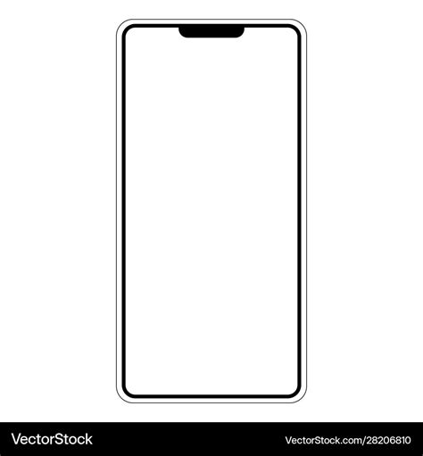 Silhouette shape mobile phone smartphone i am Vector Image