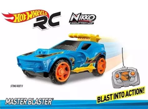 HOT WHEELS NIKKO RC Master Blaster Sting Rod II Missiles Blue Remote
