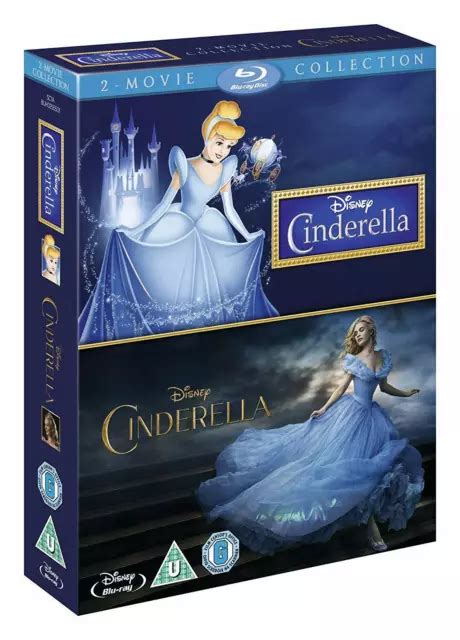 CINDERELLA 2 MOVIE Collection (Blu-ray) Cinderella (1950) / Cinderella ...