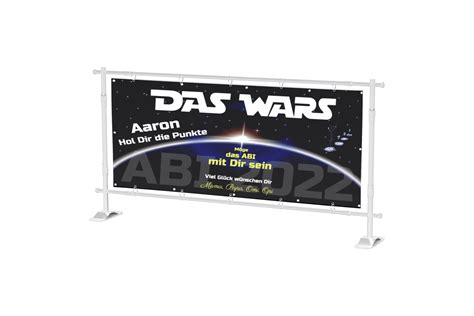 Abi Plakat Abispr Che Und Abi Banner Auf Pvc Plane