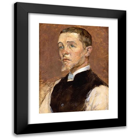 Henri De Toulouse Lautrec X Black Modern Framed Museum Art Print