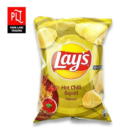 Lays G Hot Chilli Squid Snack Foods Wholesale Supply