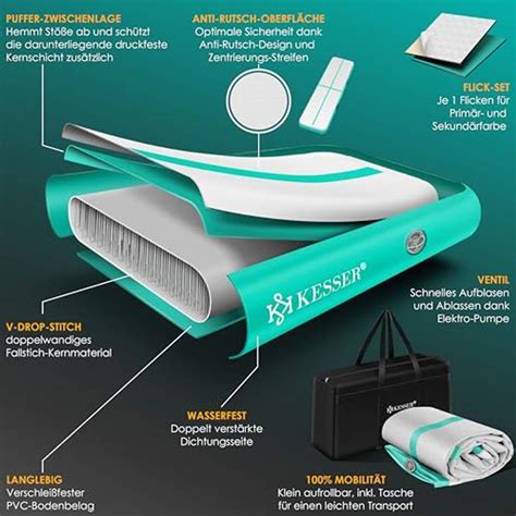 KESSER Turnmatte Aufblasbar Im Airtrack Matte Vergleich 2024