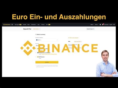 Anleitung Binance Euro Ein Und Auszahlungen Inkl SEPA YouTube