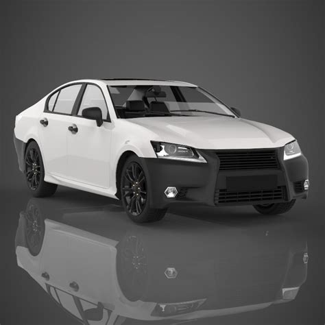 Sedan Car Materials 3D Model - TurboSquid 1385867