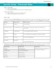 Activity Guide Traversals Make Unit 5 Lesson 12 1 Docx Unit 5