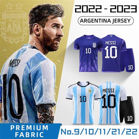 Free Customize Of Name And Number World Cup Messi Football Jersey