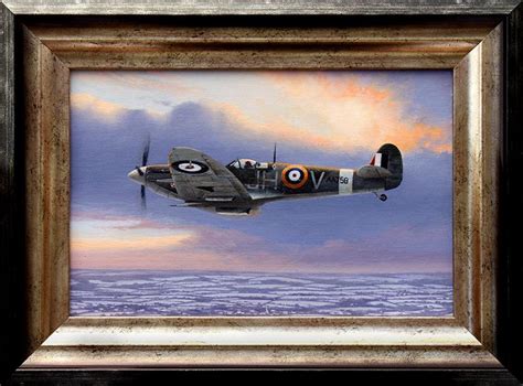 Spitfire Legend by Stephen Brown - RAF Spitfire Original Oil Painting.