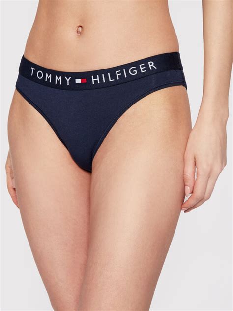 Tommy Hilfiger Klassischer Damenslip Bikini Uw Uw Dunkelblau