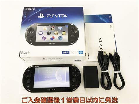 1円 Psvita 本体 セット 箱あり ブラック Sony Playstation Vita Pch 2000 新型 Ec38 641jy