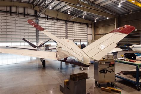 Bonanza J35 And A Bonanza M35 Nose To Tail In Maxcraft Hangar