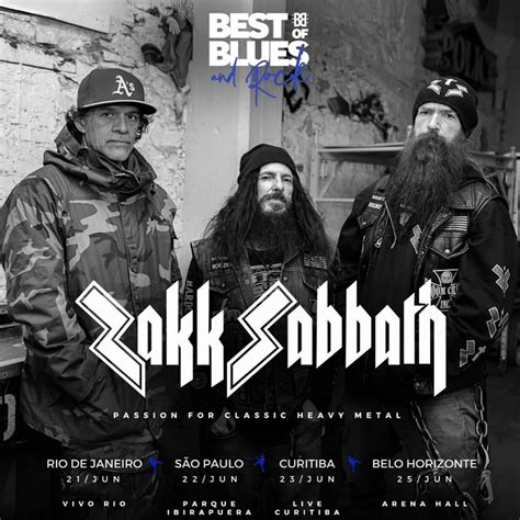 Zakk Sabbath Promete Incendiar O Palco Do Best Of Blues And Rock Em Junho