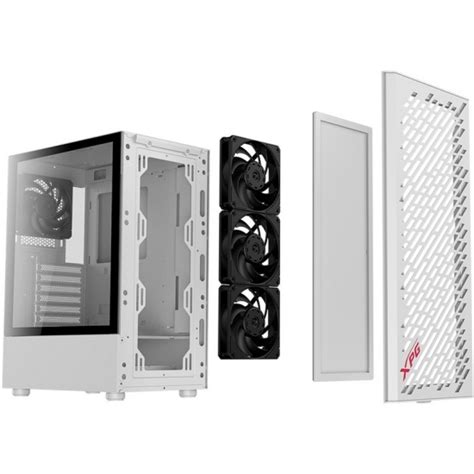 Gabinete Adata Xpg Valor Air Mid Tower White Crosshair Gaming Computacion